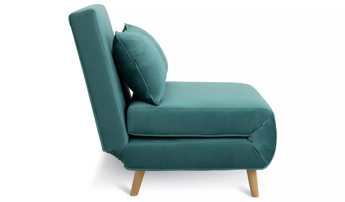 Habitat Roma Single Compact Fabric Chairbed - Tea